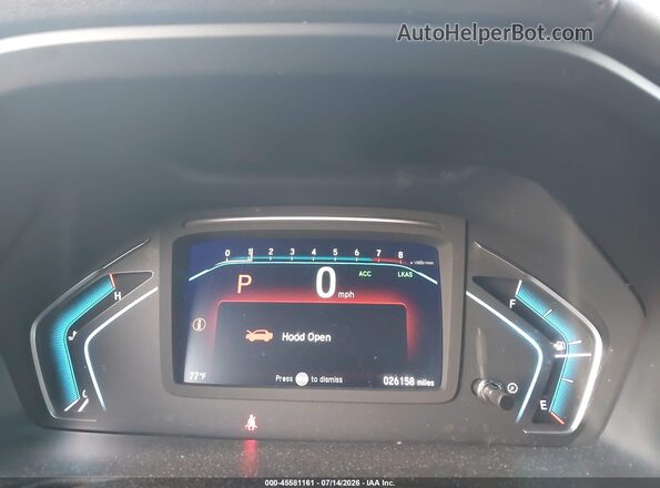 5FNRL6H71LB017639 2020 HONDA ODYSSEY Gray Вид задніх сидінь
