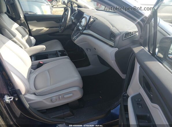 5FNRL6H71MB011406 2021 HONDA ODYSSEY Dark Blue Front interior view