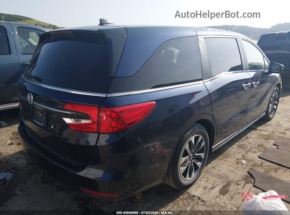 5FNRL6H71MB011406 2021 HONDA ODYSSEY Dark Blue Rear right
