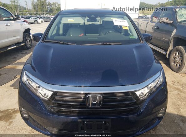 5FNRL6H71MB011406 2021 HONDA ODYSSEY Dark Blue Instrument cluster view