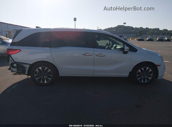 5FNRL6H71MB023636 2021 HONDA ODYSSEY White Widok wnętrza 360 stopni