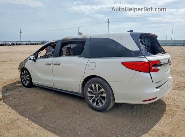5FNRL6H71NB028689 2022 HONDA ODYSSEY White Trasero izquierdo