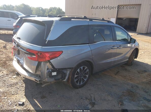 5FNRL6H71NB029583 2022 HONDA ODYSSEY Серебряный Задняя правая четверть