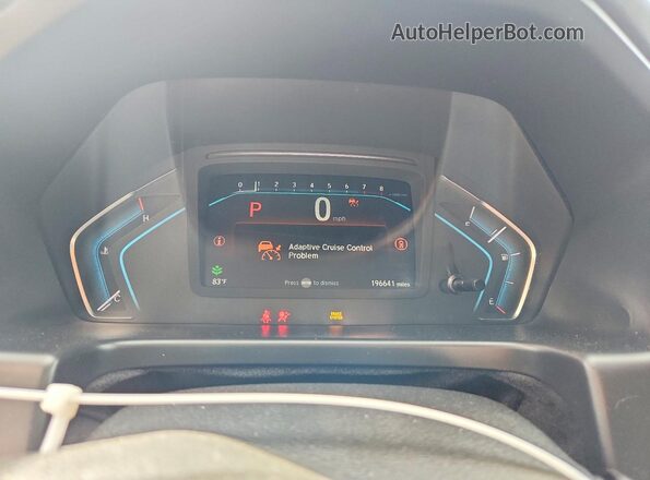5FNRL6H71PB071528 2023 HONDA ODYSSEY Burgundy Սարքավորումների վահանակի տեսք