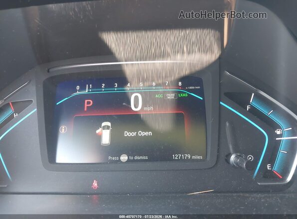 5FNRL6H72JB054602 2018 HONDA ODYSSEY Gray უკანა სავარძლების ხედი