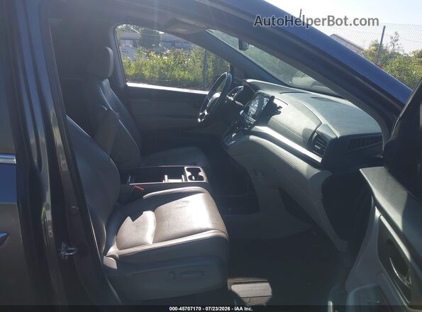 5FNRL6H72JB054602 2018 HONDA ODYSSEY Gray წინა სალონის ხედი