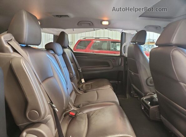 5FNRL6H72JB066099 2018 HONDA ODYSSEY Gray Հետևի նստատեղերի տեսք