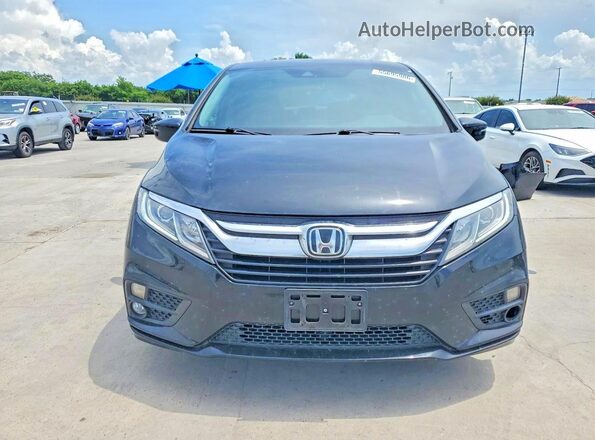5FNRL6H72JB097885 2018 HONDA ODYSSEY Black Front view
