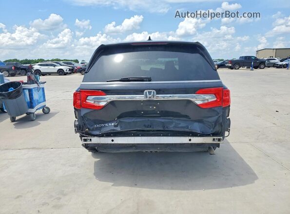 5FNRL6H72JB097885 2018 HONDA ODYSSEY Black Rear view