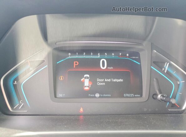 5FNRL6H72JB097885 2018 HONDA ODYSSEY Black Instrument cluster view