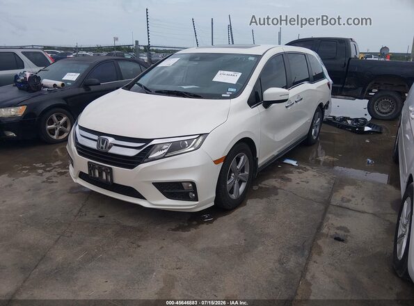 5FNRL6H72JB098177 2018 HONDA ODYSSEY White Przód lewy