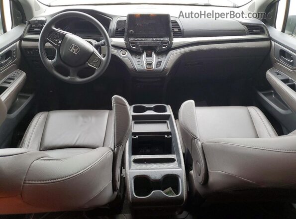 5FNRL6H72KB054150 2019 HONDA ODYSSEY Gray Առջևի վահանակի տեսք