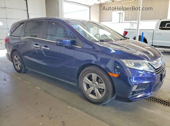 5FNRL6H72KB137562 2019 HONDA ODYSSEY Blue Передня права чверть