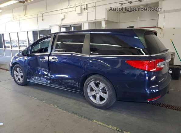 5FNRL6H72KB137562 2019 HONDA ODYSSEY Blue Задня ліва чверть