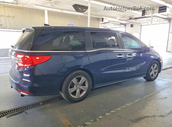 5FNRL6H72KB137562 2019 HONDA ODYSSEY Blue Задня права чверть