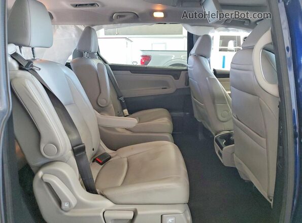 5FNRL6H72KB137562 2019 HONDA ODYSSEY Blue Вид задньої частини салону
