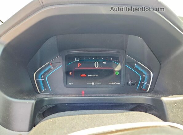 5FNRL6H72NB036719 2022 HONDA ODYSSEY Серый Вид щитка приборов