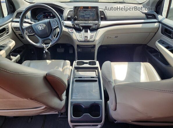 5FNRL6H72NB036719 2022 HONDA ODYSSEY Серый Вид панели приборов