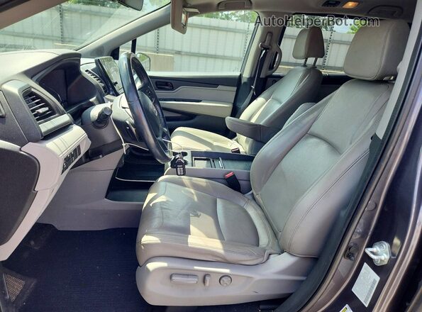 5FNRL6H72NB036719 2022 HONDA ODYSSEY Серый Вид салона спереди
