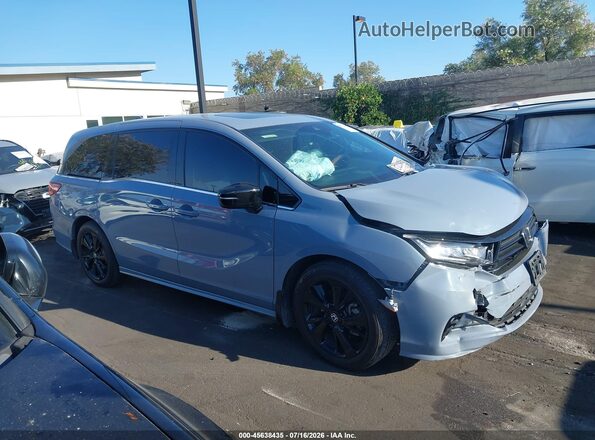 5FNRL6H72RB072853 2024 HONDA ODYSSEY Gray უკანა სალონის ხედი