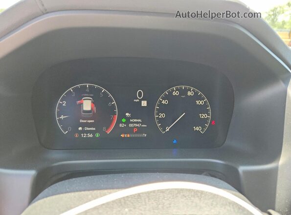 5FNRL6H72TB044672 2026 HONDA ODYSSEY Синий Вид щитка приборов