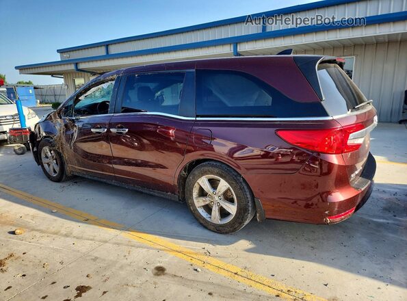 5FNRL6H73JB006865 2018 HONDA ODYSSEY Red უკანა მარცხენა