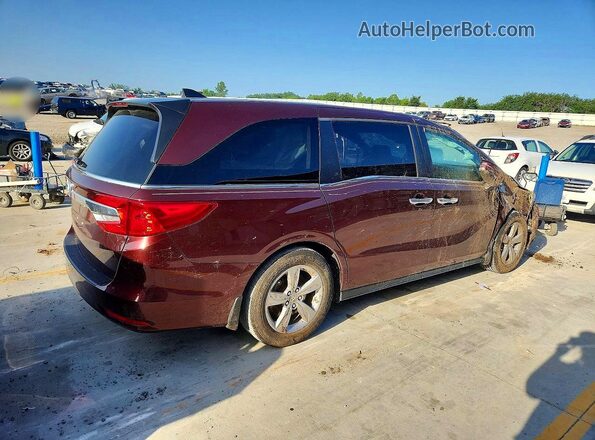 5FNRL6H73JB006865 2018 HONDA ODYSSEY Red უკანა მარჯვენა