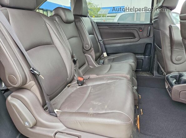 5FNRL6H73JB035007 2018 HONDA ODYSSEY White Vista interior trasera