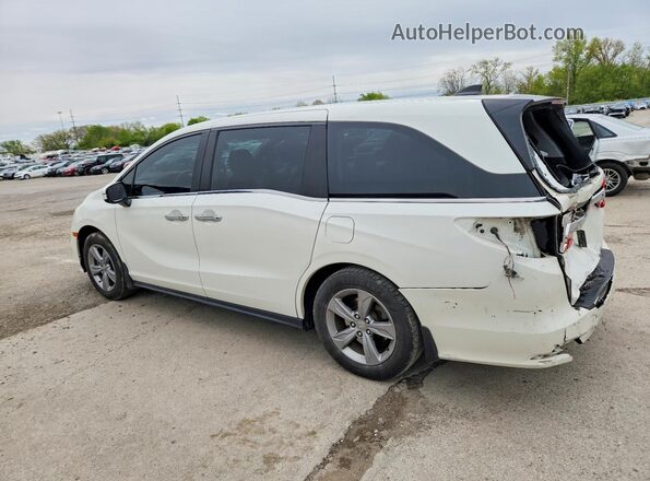 5FNRL6H73JB035007 2018 HONDA ODYSSEY White Trasero izquierdo