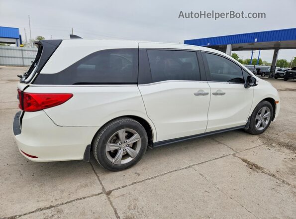 5FNRL6H73JB035007 2018 HONDA ODYSSEY White Trasero derecho
