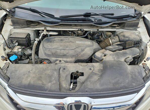 5FNRL6H73JB035007 2018 HONDA ODYSSEY White Vista del compartimento del motor