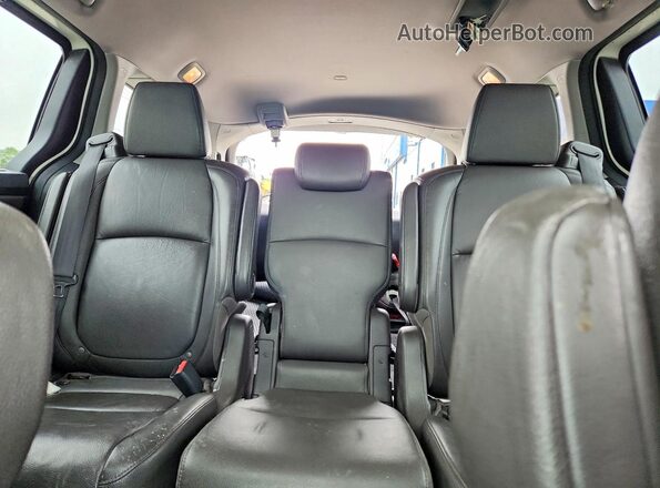 5FNRL6H73JB035007 2018 HONDA ODYSSEY White Vista de los asientos traseros