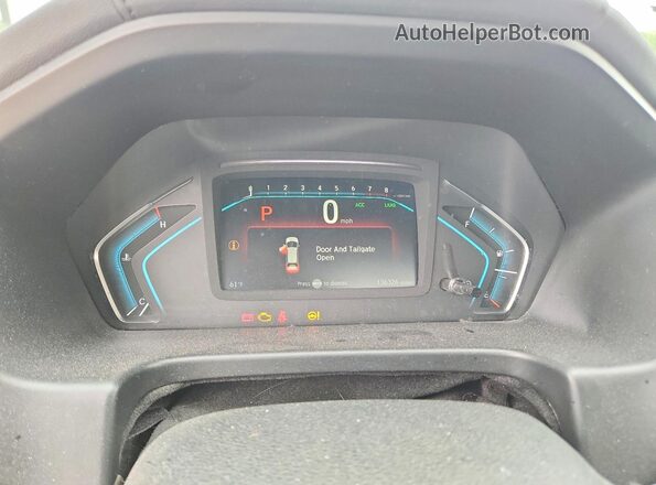 5FNRL6H73JB035007 2018 HONDA ODYSSEY White Vista del cuadro de instrumentos
