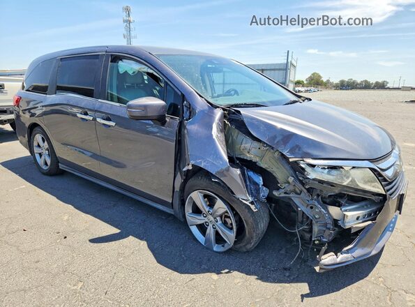5FNRL6H73JB067732 2018 HONDA ODYSSEY Gray Առջևի աջ