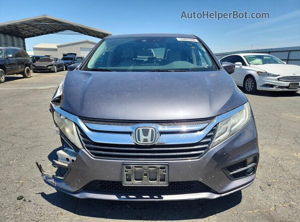 5FNRL6H73JB067732 2018 HONDA ODYSSEY Gray Դիմացի տեսք