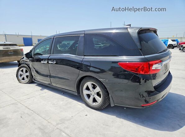 5FNRL6H73JB105671 2018 HONDA ODYSSEY Black Tył lewy