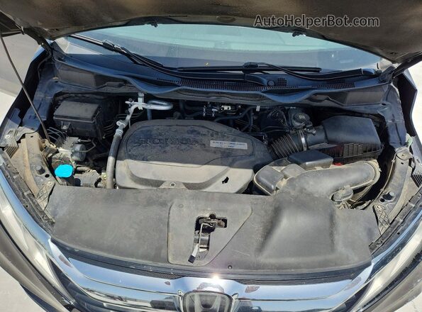 5FNRL6H73JB105671 2018 HONDA ODYSSEY Black Widok komory silnika