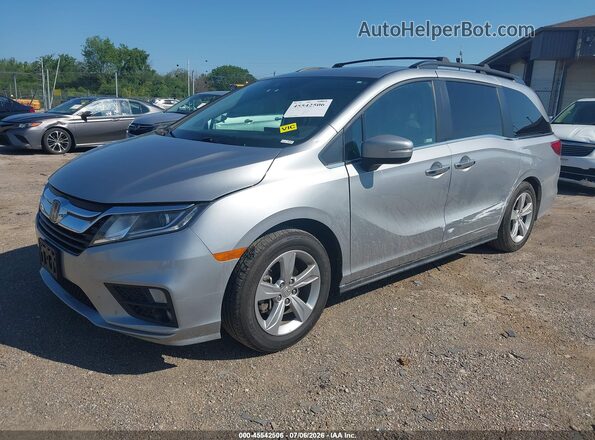 5FNRL6H73KB007984 2019 HONDA ODYSSEY Silver წინა მარცხენა ხედი სამი მეოთხედიდან