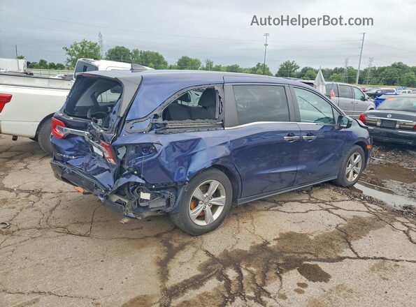 5FNRL6H73KB098612 2019 HONDA ODYSSEY Blue Rear right