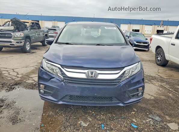 5FNRL6H73KB098612 2019 HONDA ODYSSEY Blue Front view