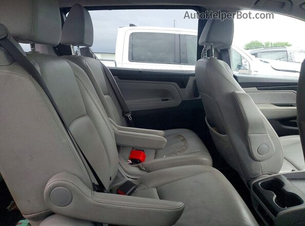 5FNRL6H73KB098612 2019 HONDA ODYSSEY Blue Rear interior view