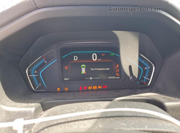 5FNRL6H73KB124397 2019 HONDA ODYSSEY Blue Вид щитка приладів