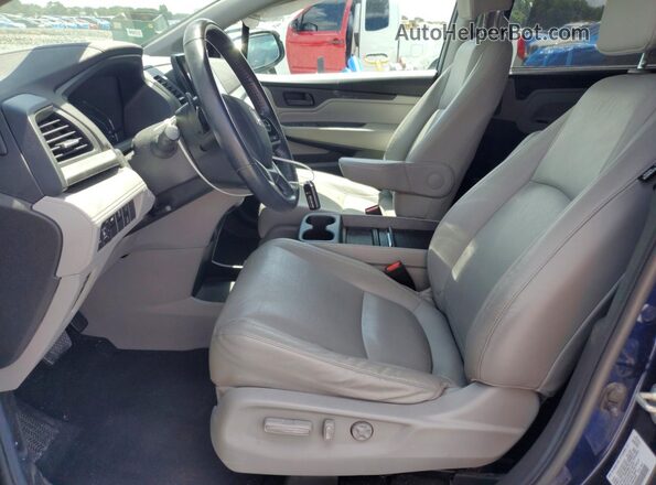 5FNRL6H73KB124397 2019 HONDA ODYSSEY Blue Вид салону спереду
