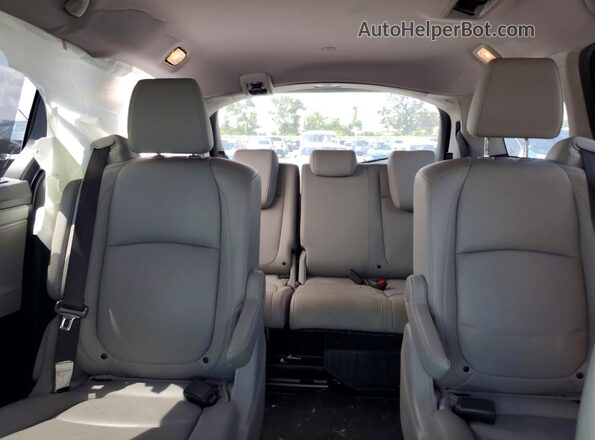 5FNRL6H73KB124397 2019 HONDA ODYSSEY Blue Вид задніх сидінь