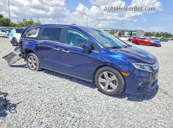5FNRL6H73KB124397 2019 HONDA ODYSSEY Blue Передня права чверть