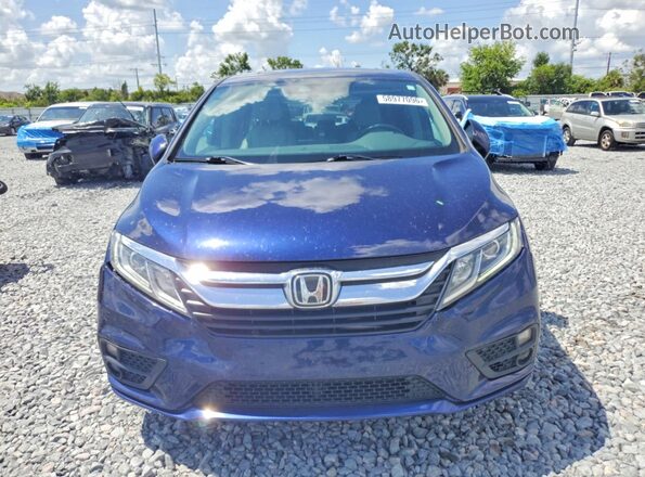 5FNRL6H73KB124397 2019 HONDA ODYSSEY Blue Вид спереду