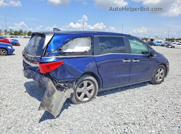 5FNRL6H73KB124397 2019 HONDA ODYSSEY Blue Задня права чверть