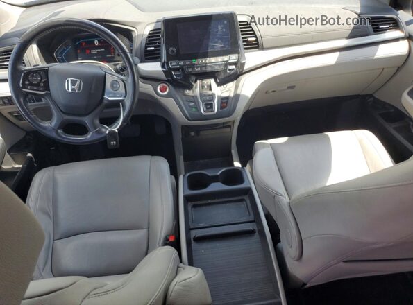 5FNRL6H73KB124397 2019 HONDA ODYSSEY Blue Вид панелі приладів