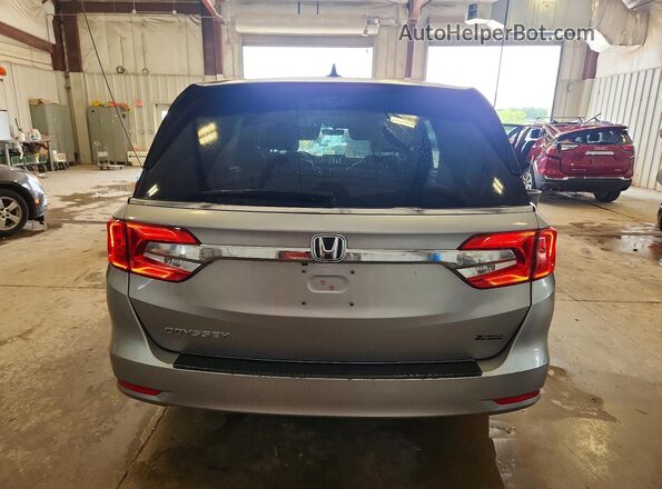 5FNRL6H73KB133875 2019 HONDA ODYSSEY Silver Вид ззаду