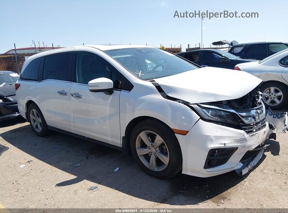 5FNRL6H73LB021286 2020 HONDA ODYSSEY White Rear interior view
